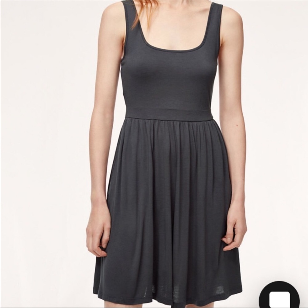 Aritzia Sunday Best Dress Carly Black NWT